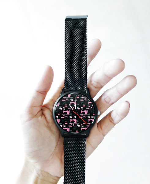 Sew Medley Watch (Black)