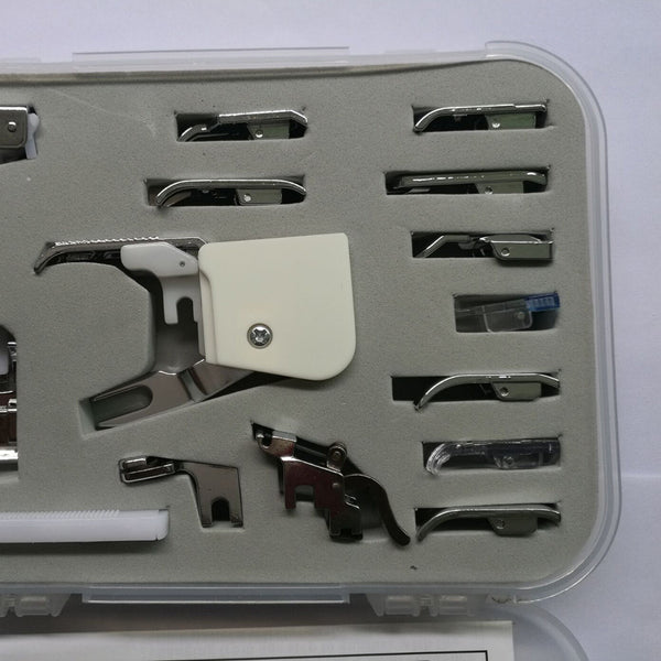 Universal 15PCS Sewing Machines Presser Foot Kit Set for Brother Janome Singer & Other Multi-functional Sewing Machine
