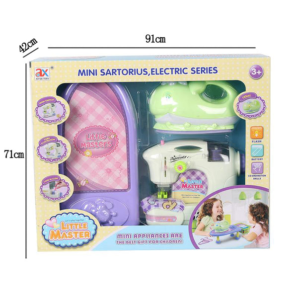 Ironing and Sewing Set Educational Toy for Girls