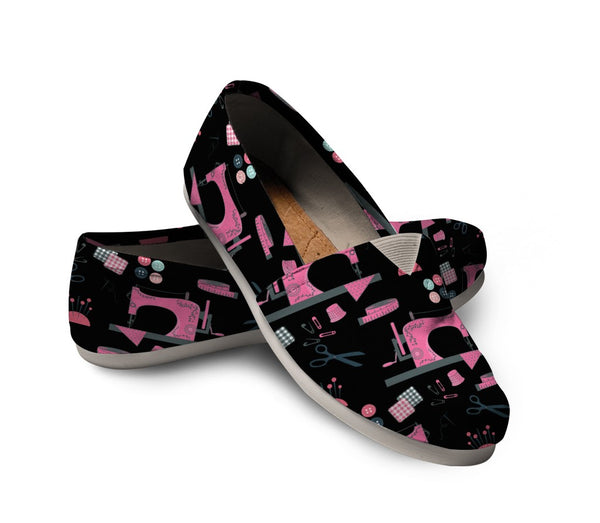 Sew Medley Women's Casual Shoes (Black)