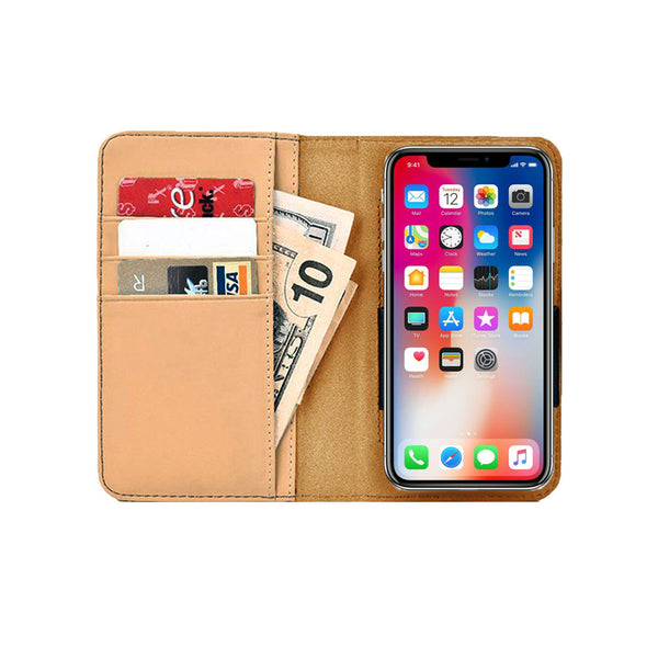 Sew Medley Phone Wallet  (Black)