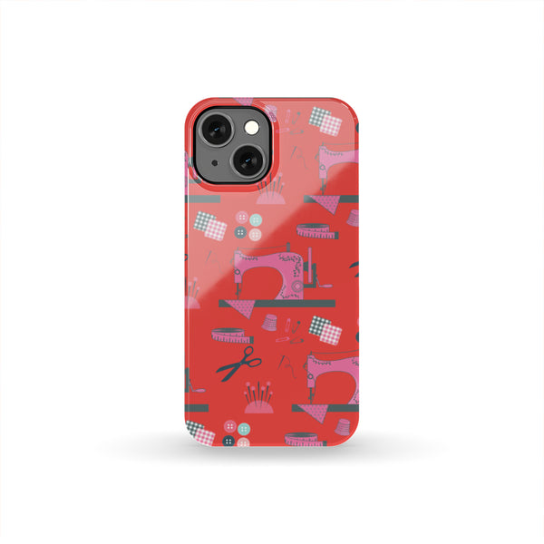 Red Sew Medley Phone Case